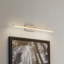 LED-seinävalaisin Miroir 60 cm kromi 4000K