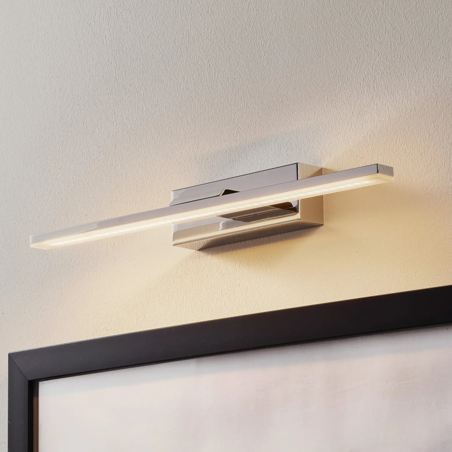 LED-seinävalaisin Miroir 40 cm kromi 3000K