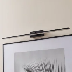 LED-seinävalaisin Miroir 80 cm musta 3000K