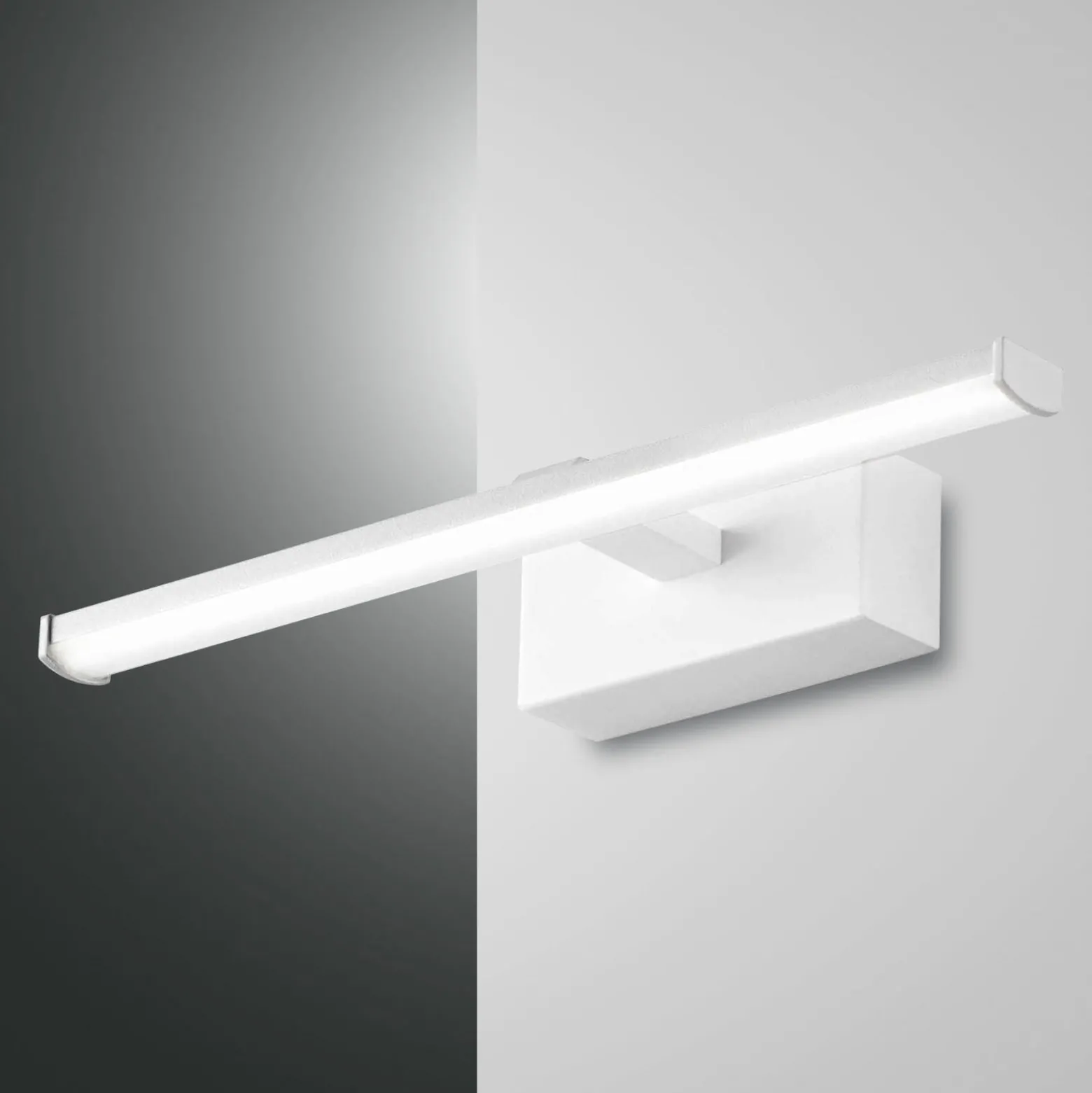 LED-seinävalaisin Nala, valkoinen, leveys 30 cm