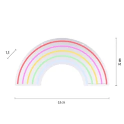 LED-seinävalaisin Neon Rainbow, USB