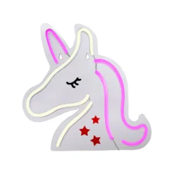 LED-seinävalaisin Neon Unicorn, USB