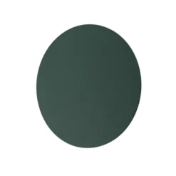 LED-seinävalaisin Orios Plus, vihreä, Ø 30 cm, teräs