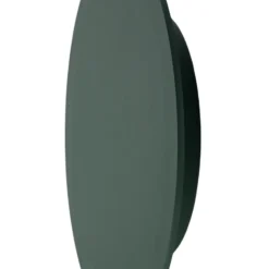 LED-seinävalaisin Orios Plus, vihreä, Ø 30 cm, teräs