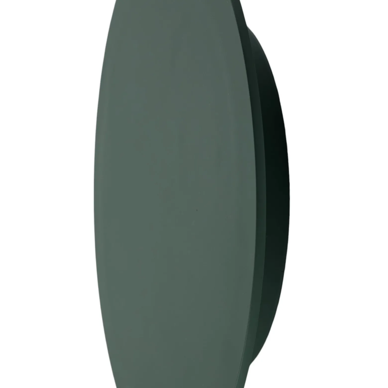 LED-seinävalaisin Orios Plus, vihreä, Ø 30 cm, teräs