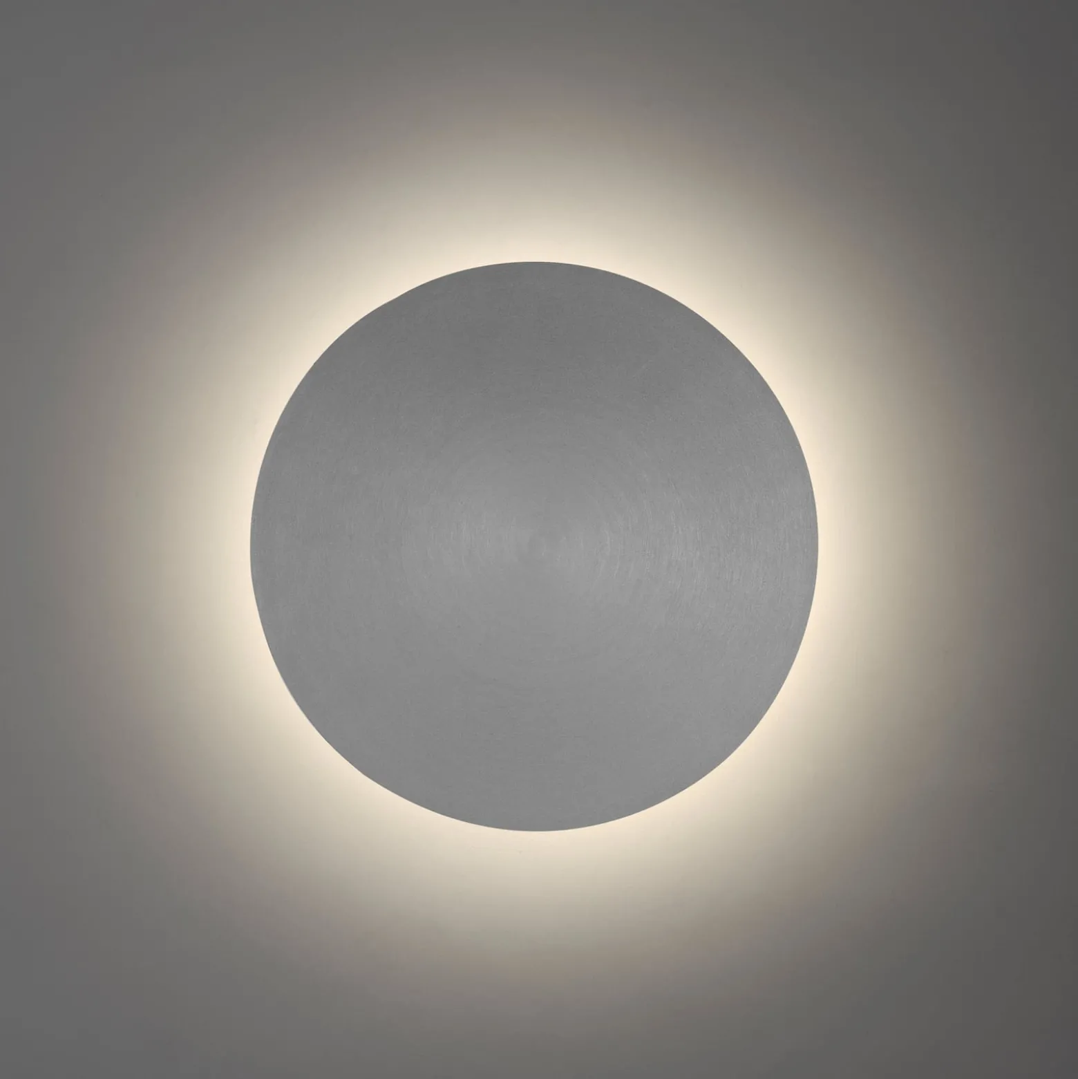 LED-seinävalaisin paristo Puntua Ø 25 cm harmaa