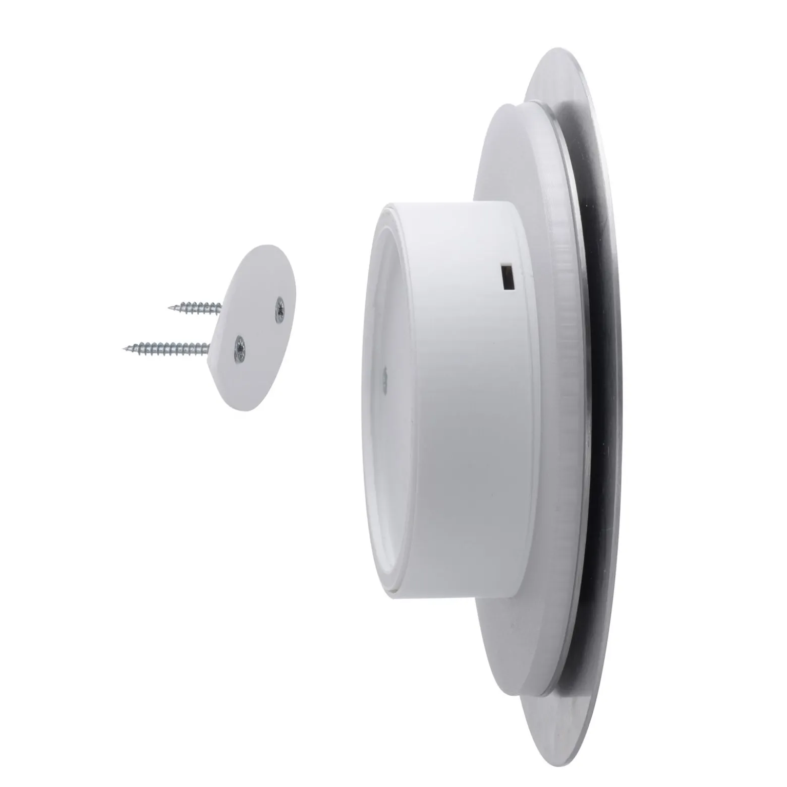 LED-seinävalaisin paristo Puntua Ø 25 cm harmaa