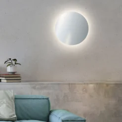 LED-seinävalaisin paristo Puntua Ø 25 cm kromi