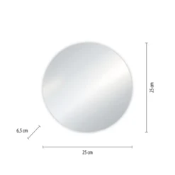 LED-seinävalaisin paristo Puntua Ø 25 cm kromi