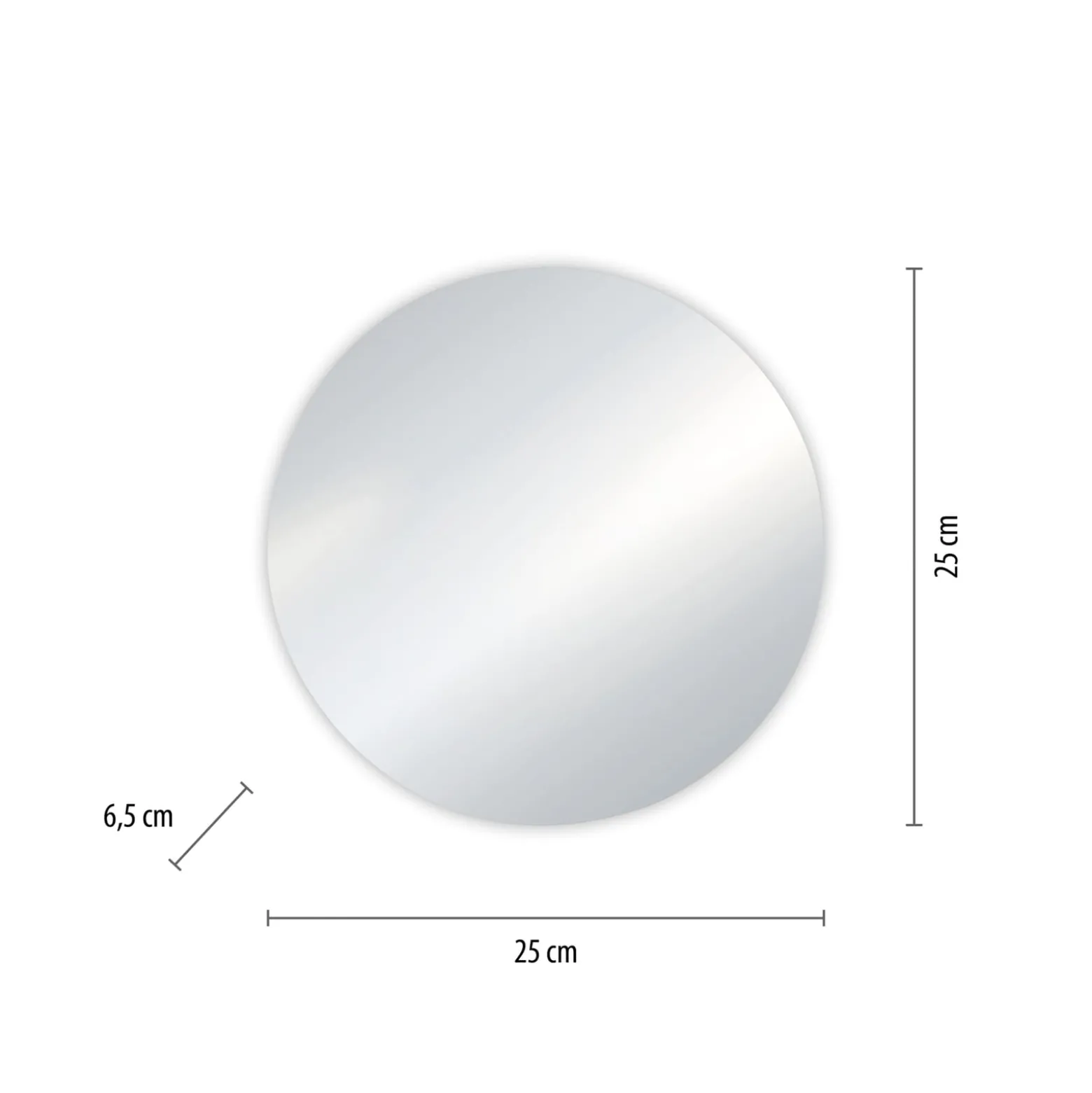 LED-seinävalaisin paristo Puntua Ø 25 cm kromi