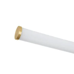 LED-seinävalaisin Ramola, messinkivärinen, leveys 60 cm, IP44, CCT