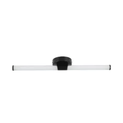 LED-seinävalaisin Ramola, musta, leveys 60 cm, IP44, CCT