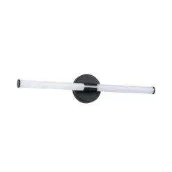 LED-seinävalaisin Ramola, musta, leveys 60 cm, IP44, CCT