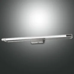 LED-seinävalaisin Rapallo, kromi, IP 44, 60 cm