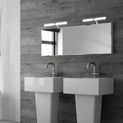 LED-seinävalaisin Runt IP44 varsi 4000K mattakromi