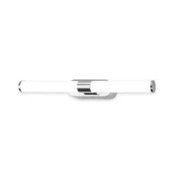 LED-seinävalaisin Runt, kromi, 4 000 K, IP44, pituus 40 cm