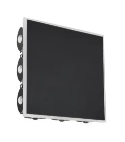 LED-seinävalaisin Saidy, leveys 22 cm, musta, metalli