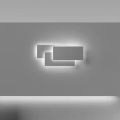 LED-seinävalaisin Trame, kulmikas