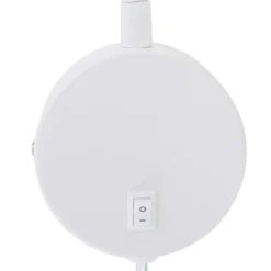 LED-seinävalaisin Tusa, valkoinen, metalli, 45 cm, joustava varsi