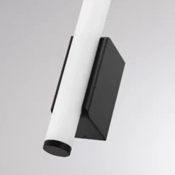 LED-seinävalaisin VINA UP S, musta, korkeus 40 cm, IP44, CCT