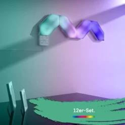 LED-seinävalo LED Magic Panel RGBW, kuusikulmainen, 12 kpl:n sarja