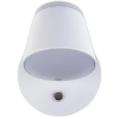 LED-seinävalo Tondo, akku, magneettinen, valkoinen