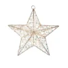 LED-sisustustuote Lily Star, kultainen, 40 x 40 cm, paristo