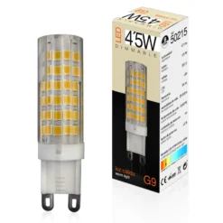 LED tappikanta G9 4.5W 3,000K himmennettävä