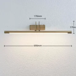 LED-tauluvalaisin Mailine kytkimellä vanhamessinki