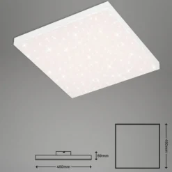 LED-tähtitaivas Frameless CCT, 45x45cm