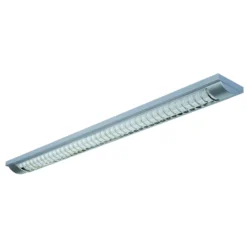 LED-toimistovalaisin 444, G13/T8, hopea