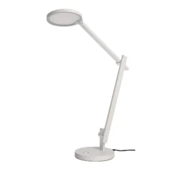 LED-työpöytälamppu Adhara 3-vaihehimmennys valk.
