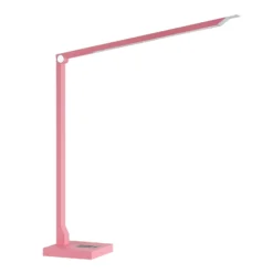 LED-työpöytävalaisin FLOYD ACCU, vaaleanpunainen, 55 cm, CCT, himmennettävä