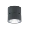 LED-ulkokattokohdevalo Andria, tummanharmaa, Ø 9 cm, metalli