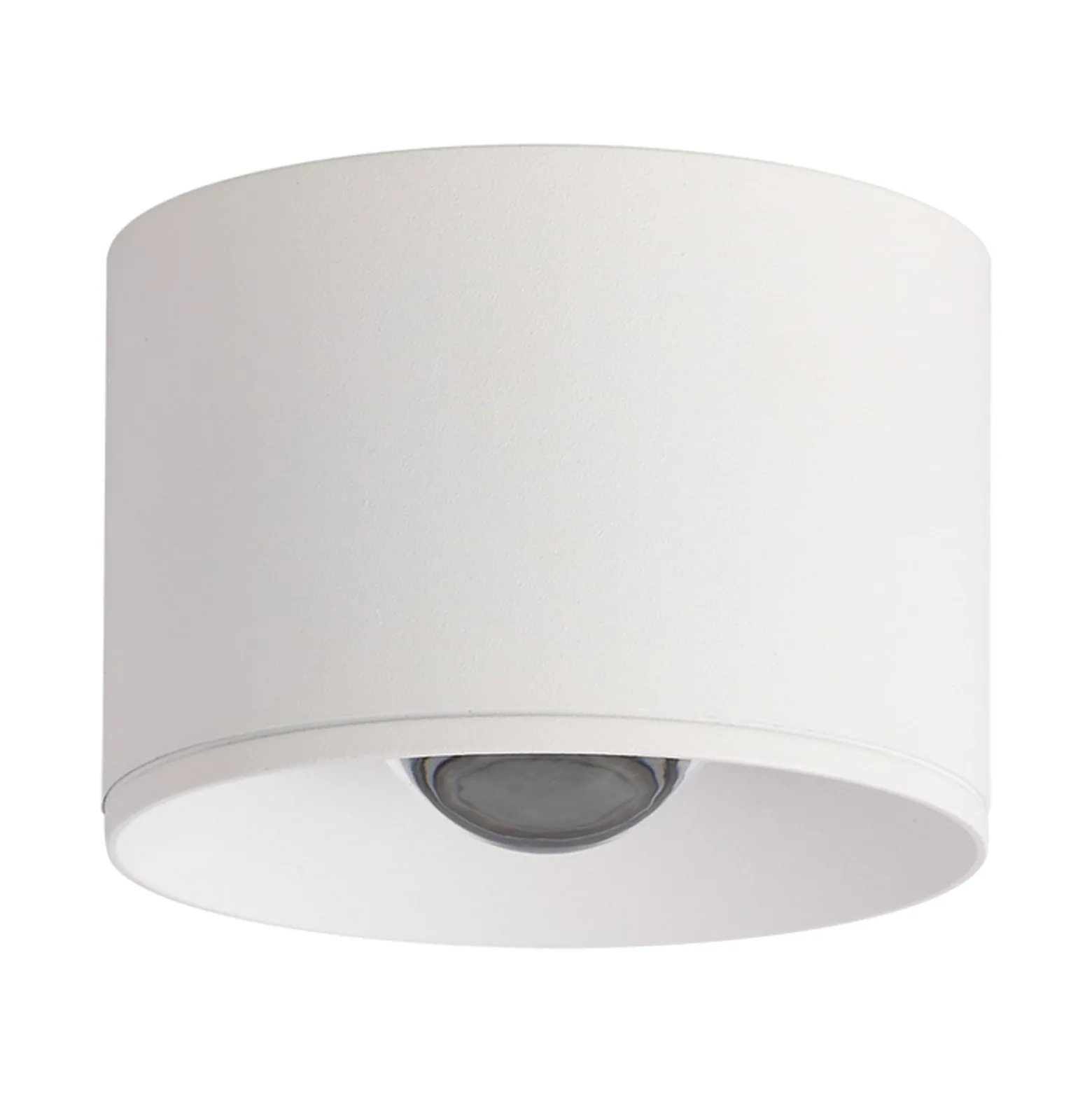 LED-ulkokattospotti S132, Ø 8 cm, hiekanvalkoinen