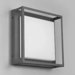LED ulkokattovalaisin Witham IP54, CCT, antrasiittipunainen