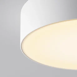 LED-ulkokattovalaisin Zon, valkoinen, Ø 22 cm, 3 000 K, metalli