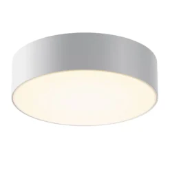 LED-ulkokattovalaisin Zon, valkoinen, Ø 22 cm, 3 000 K, metalli