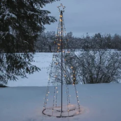 LED ulkokoristelu Light Tree, LEDit osittain vilkkuvat