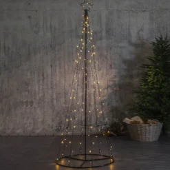 LED ulkokoristelu Light Tree, LEDit osittain vilkkuvat
