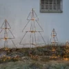 LED ulkokoriste Valopuu Foldy, korkeus 50 cm