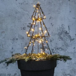 LED ulkokoriste Valopuu Foldy, korkeus 50 cm