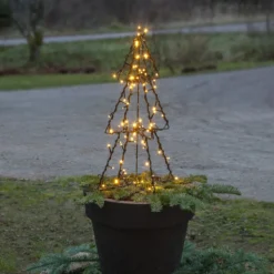 LED ulkokoriste Valopuu Foldy, korkeus 50 cm