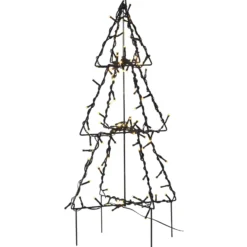 LED ulkokoriste Valopuu Foldy, korkeus 50 cm
