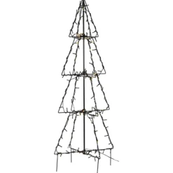 LED ulkokoriste Valopuu Foldy, korkeus 90 cm
