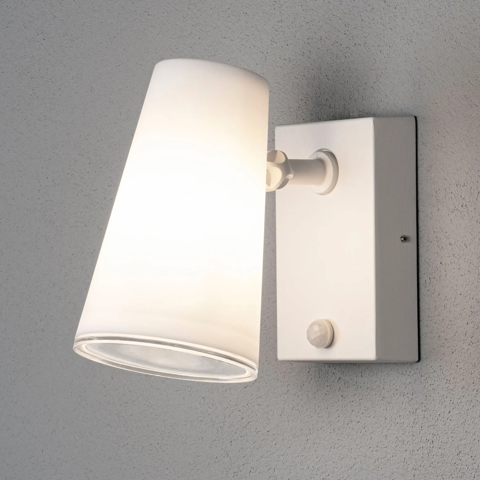 LED-ulkoseinäkohdevalo Fano liiketunnistimella