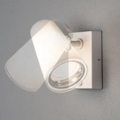 LED-ulkoseinäkohdevalo Fano liiketunnistimella