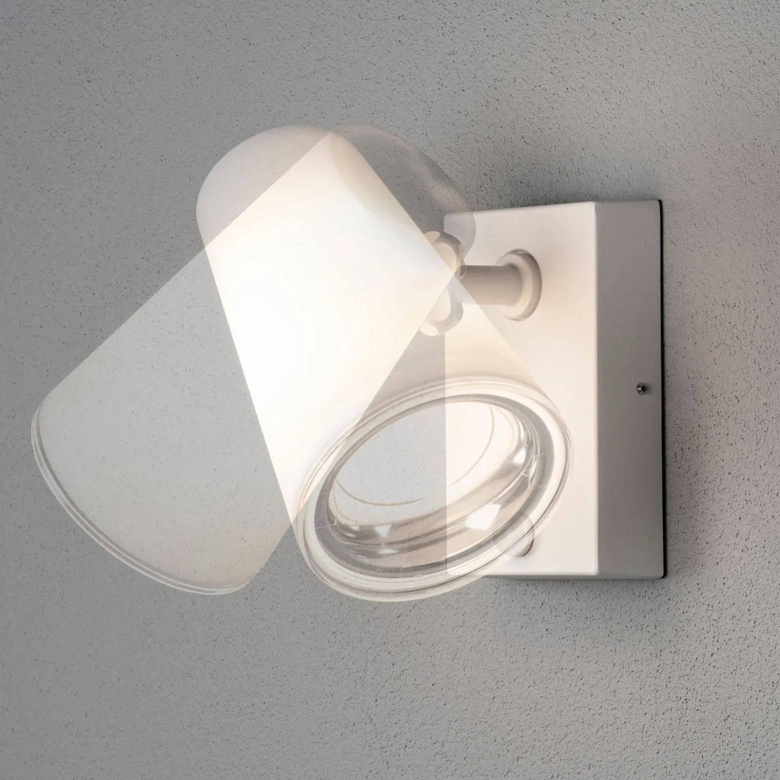 LED-ulkoseinäkohdevalo Fano liiketunnistimella