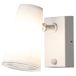 LED-ulkoseinäkohdevalo Fano liiketunnistimella