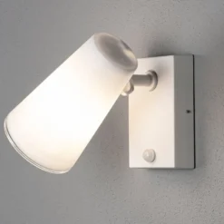 LED-ulkoseinäkohdevalo Fano liiketunnistimella